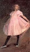 Dancer in a Pink Dress Glackens, William James